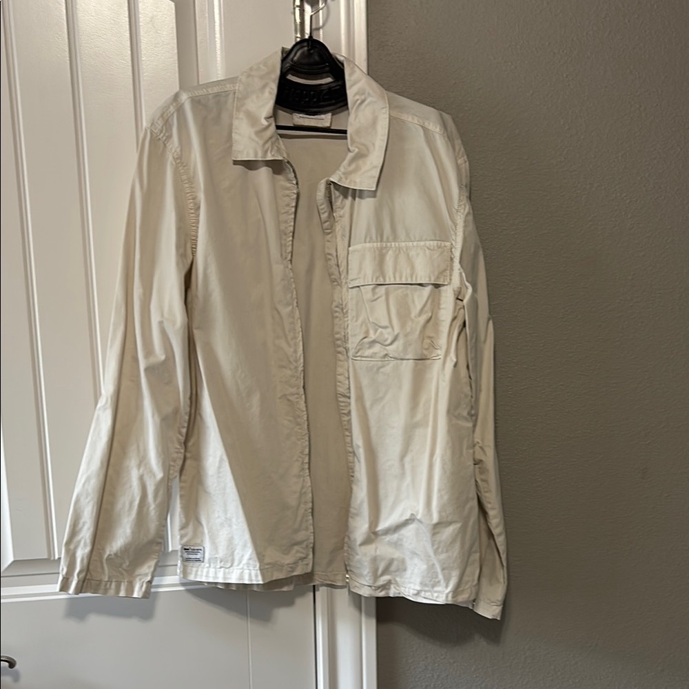 Zara Cream Long-Sleeve jacket